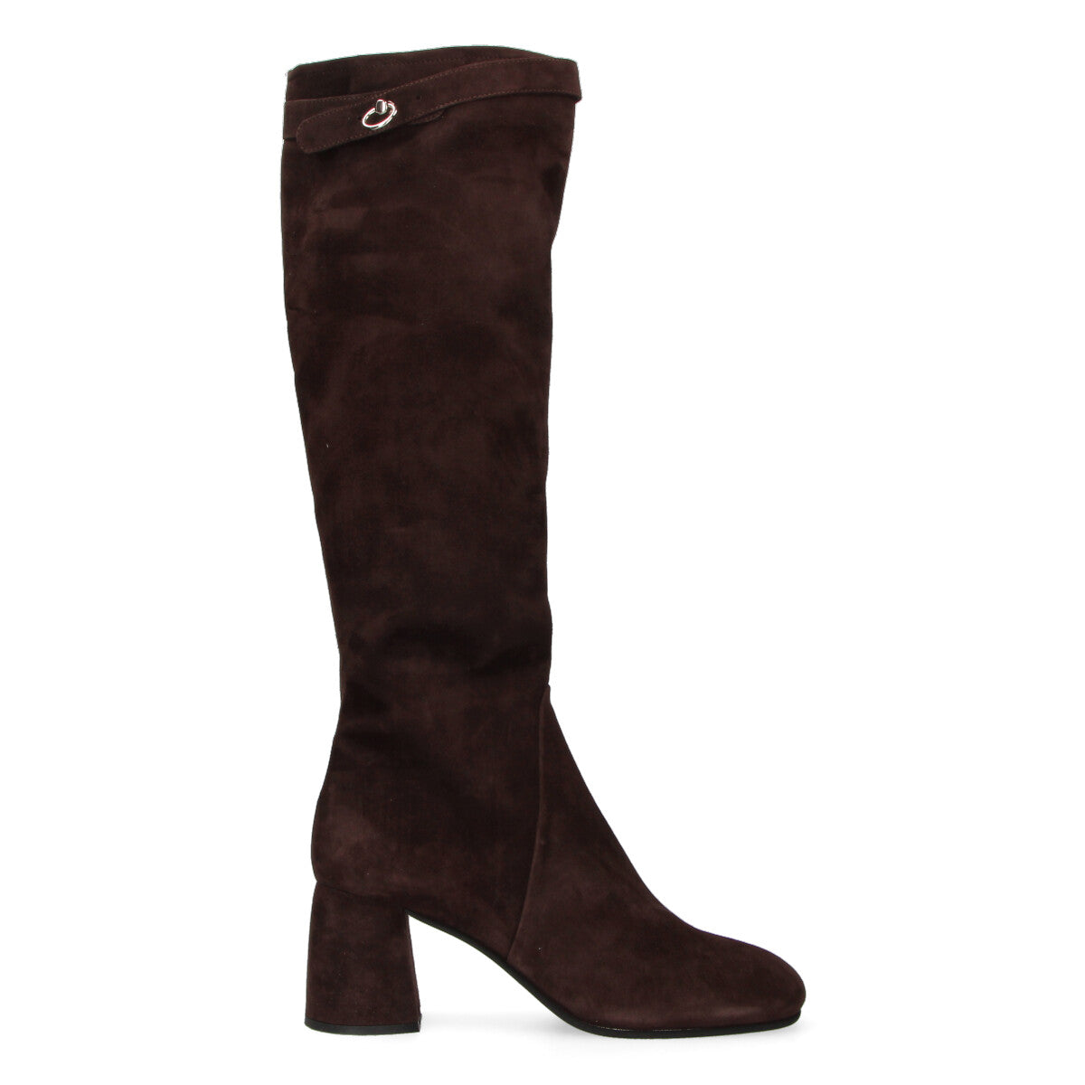 Poeve stivale Lema Knee-High in camoscio testa di moro