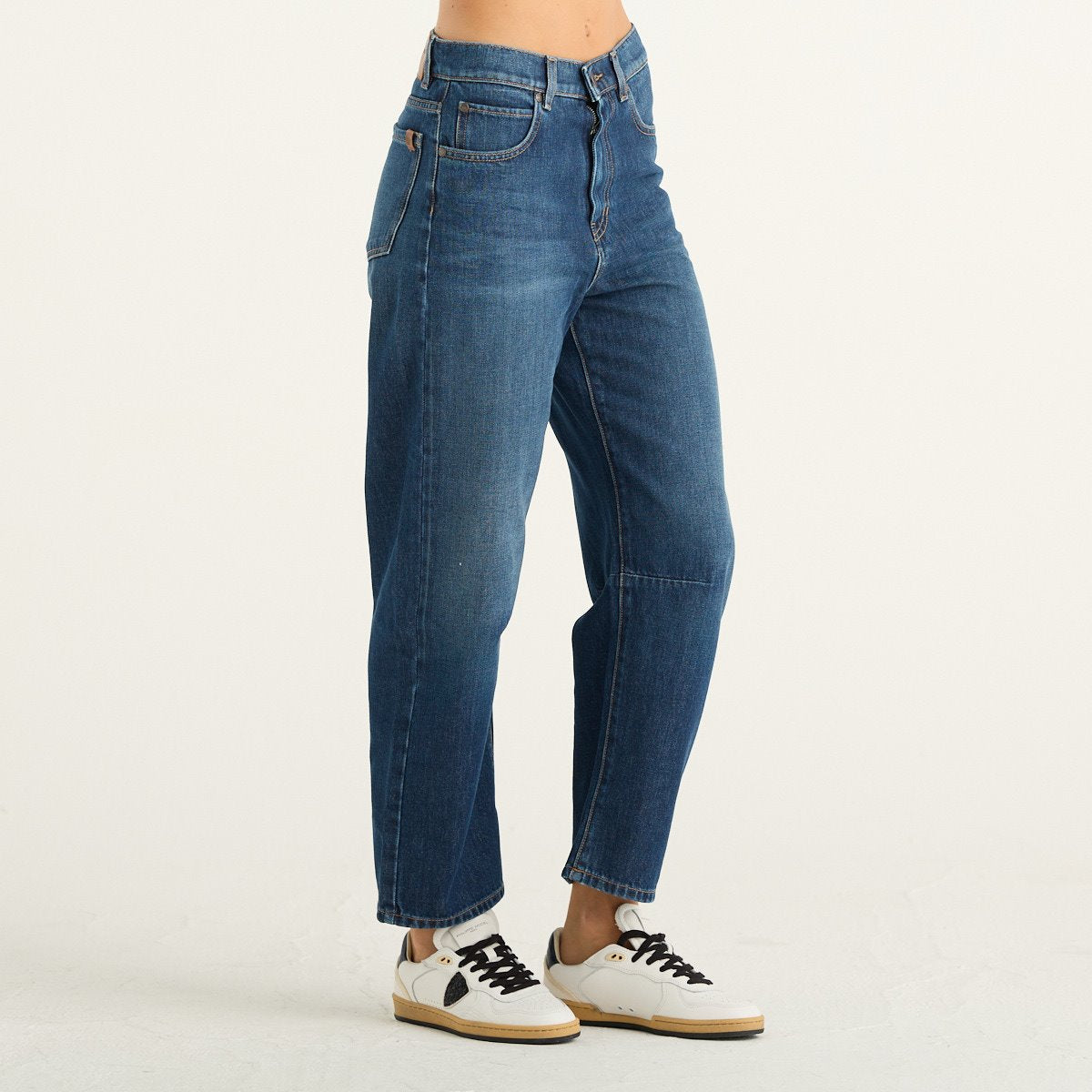 Weekend Max Mara jeans donna Caduca barrel fit blu denim