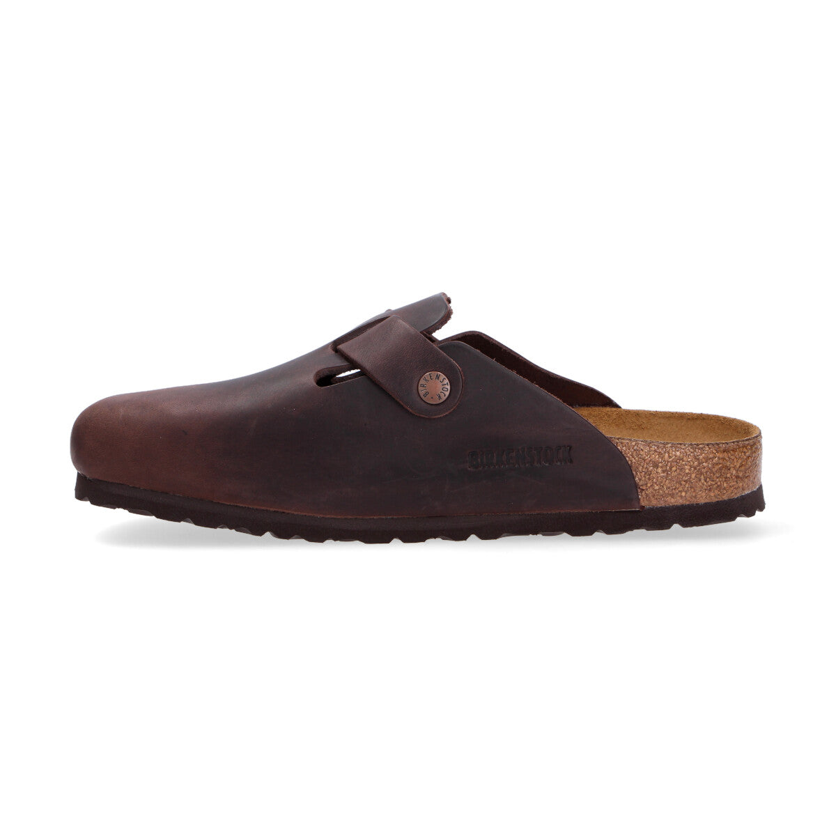 Birkenstock Boston pelle oliata marrone