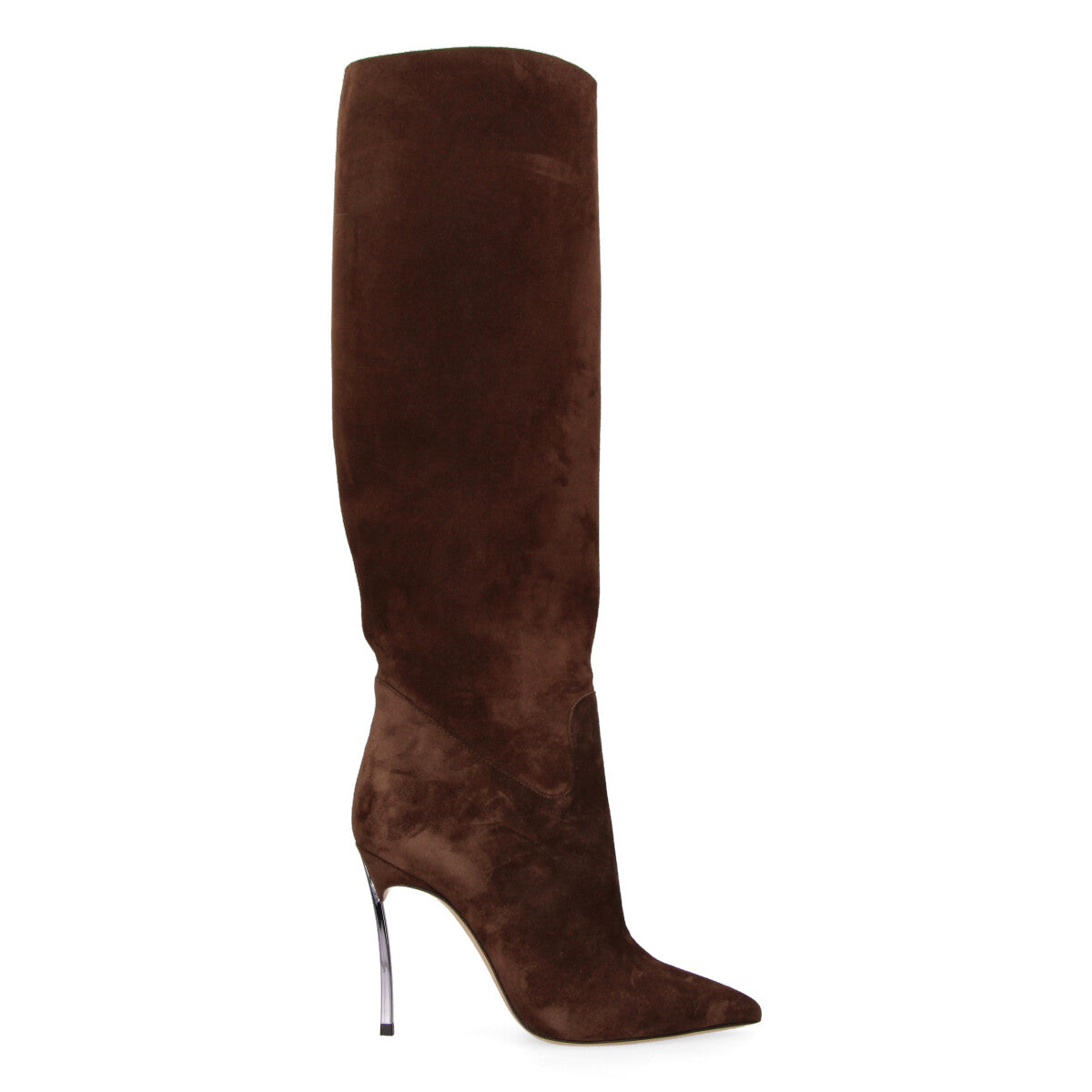 Casadei stivale Blade in camoscio testa di moro