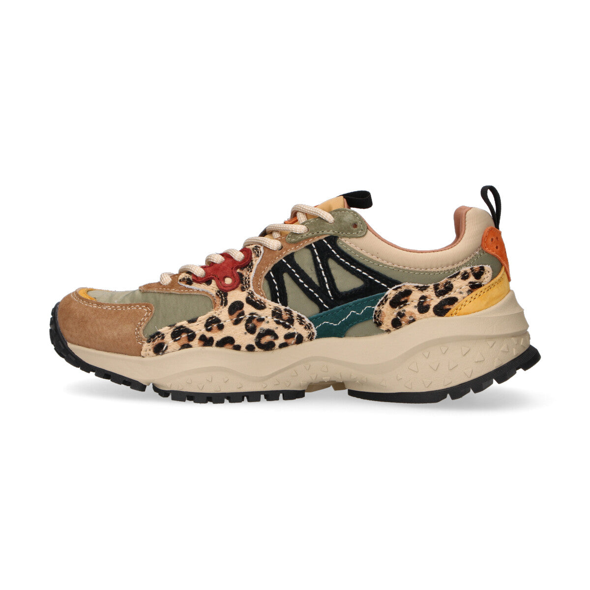 Flower Mountain sneaker Solin in cavallino maculato