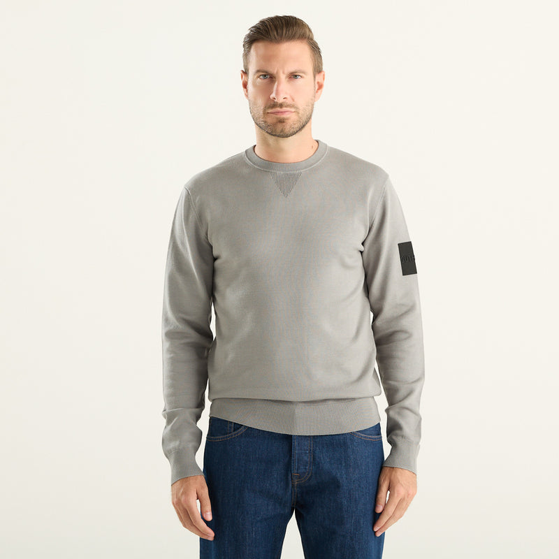 Maglia Girocollo Uomo Grigia Outhere