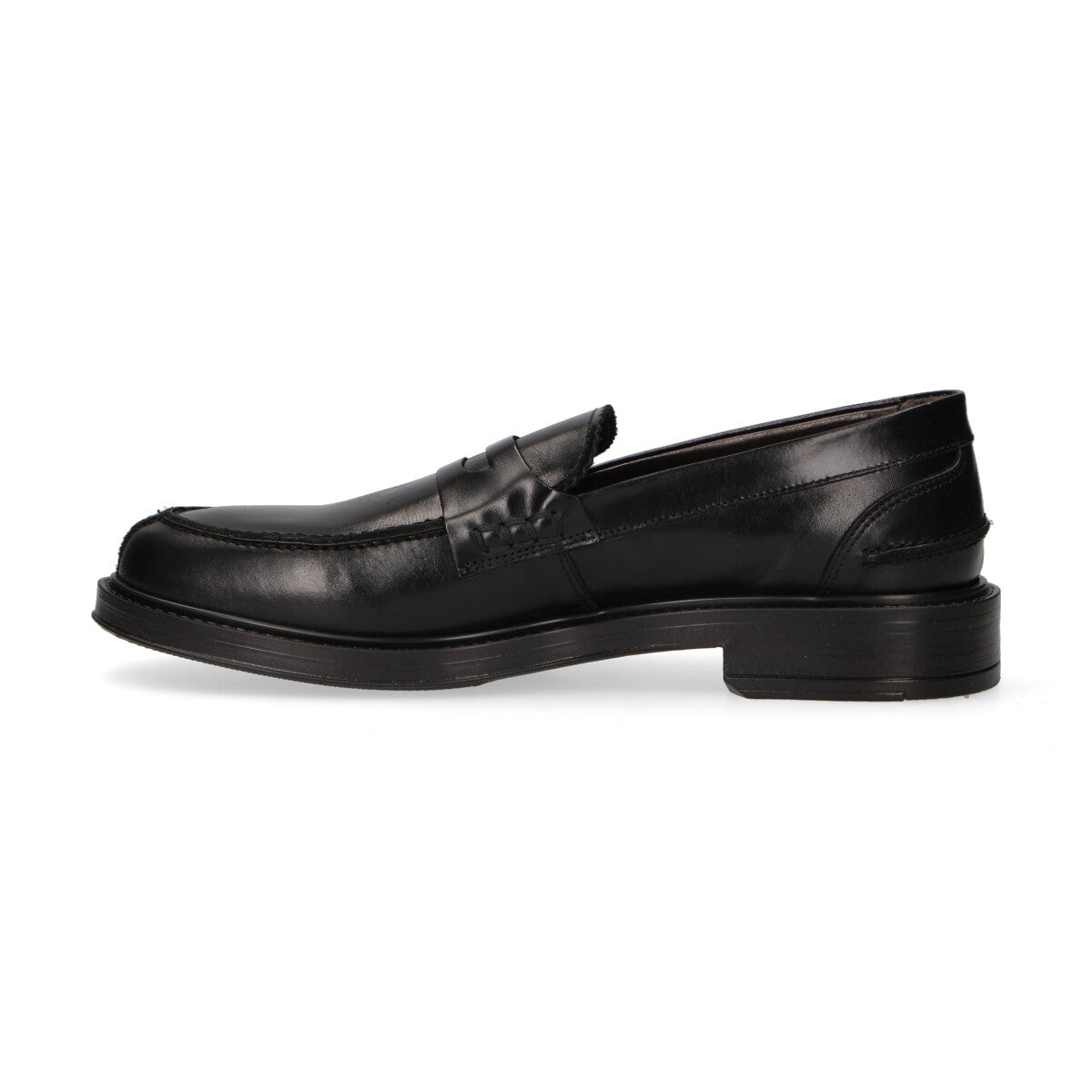 Pawelk's mocassino in pelle nera