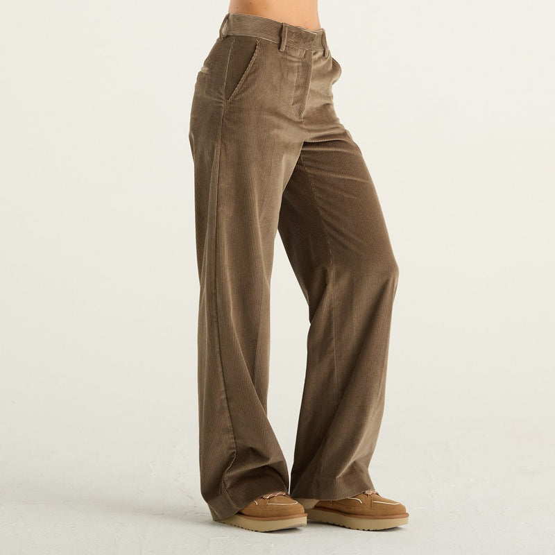 Weekend Max Mara pantaloni donna Tania in velluto a coste noce
