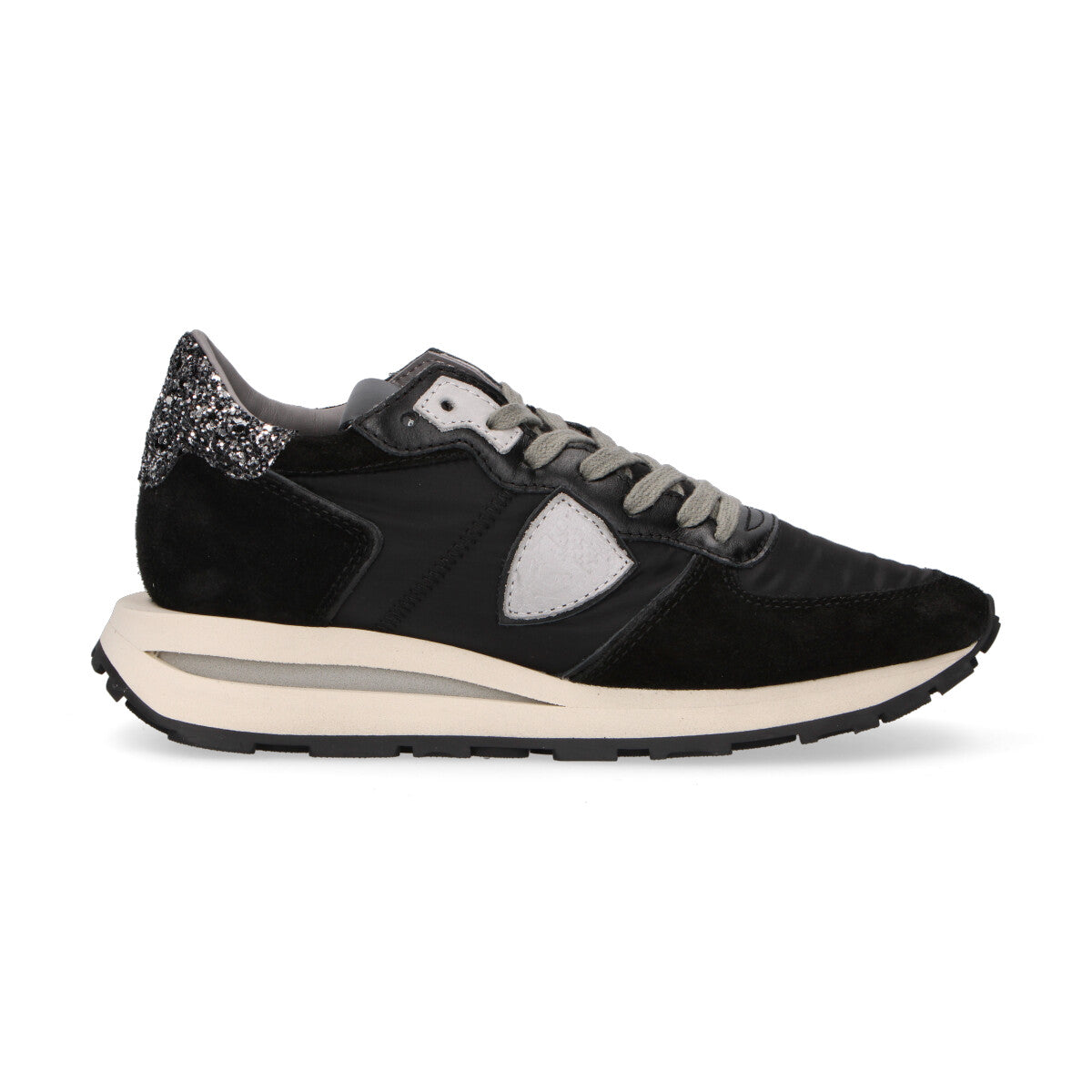 Philippe Model sneaker Tropez Haute in camoscio nero