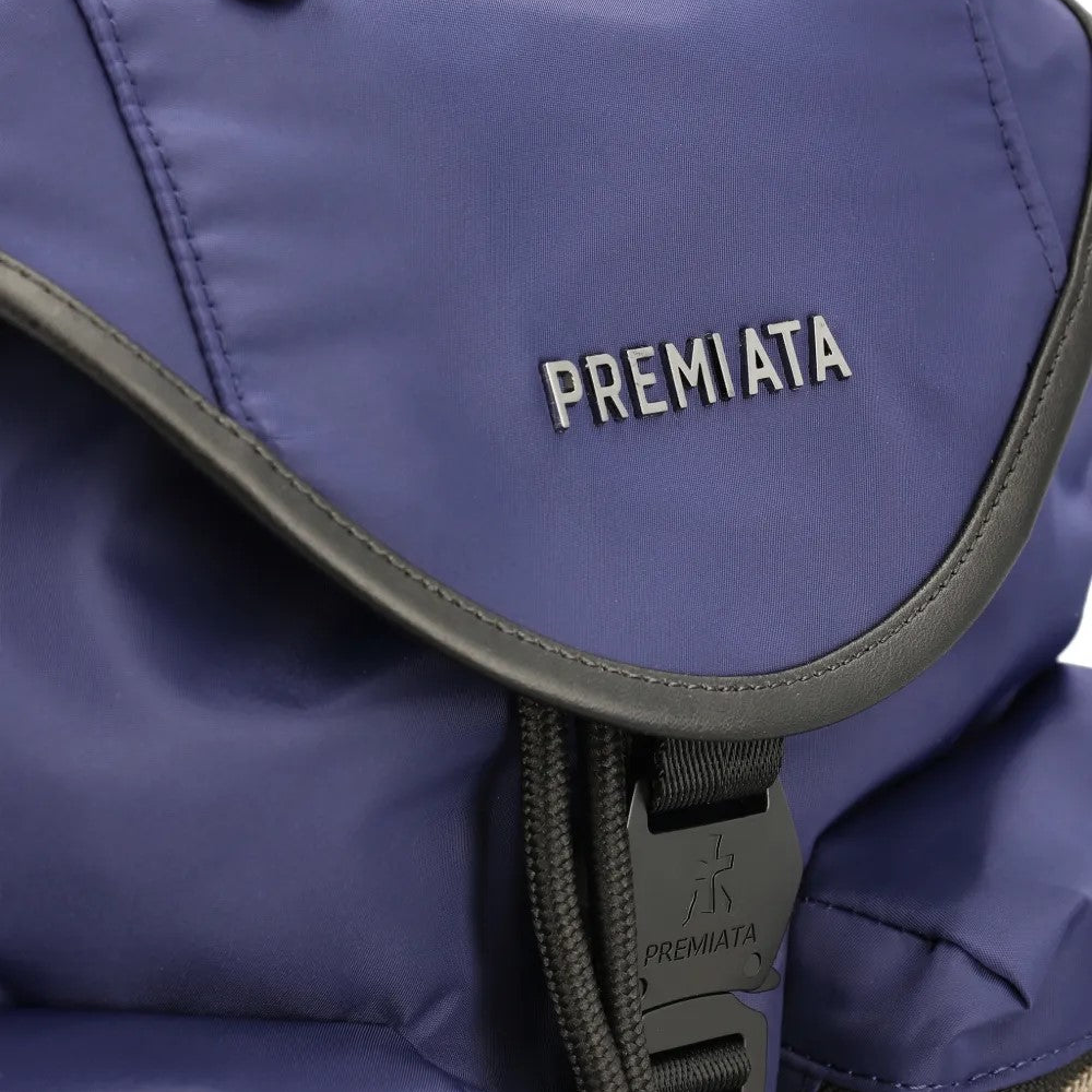 Premiata zaino Lyn in tessuto blu