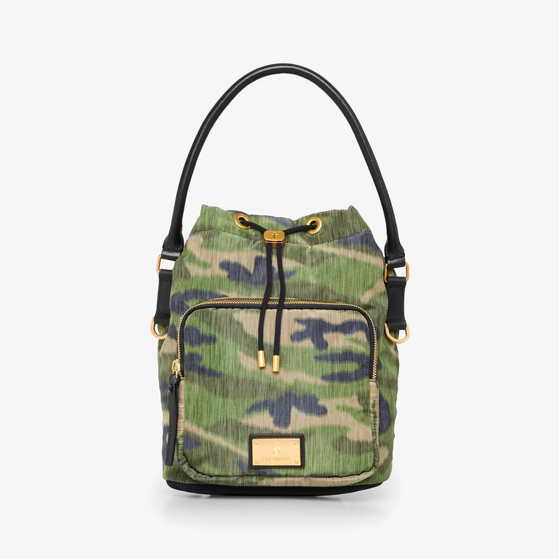 Premiata borsa mia in tessuto verde