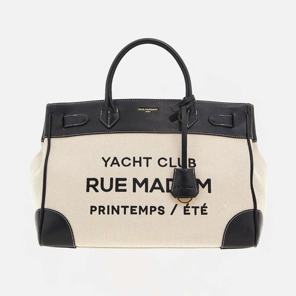 Rue Madame borsa Tote Riviera nera