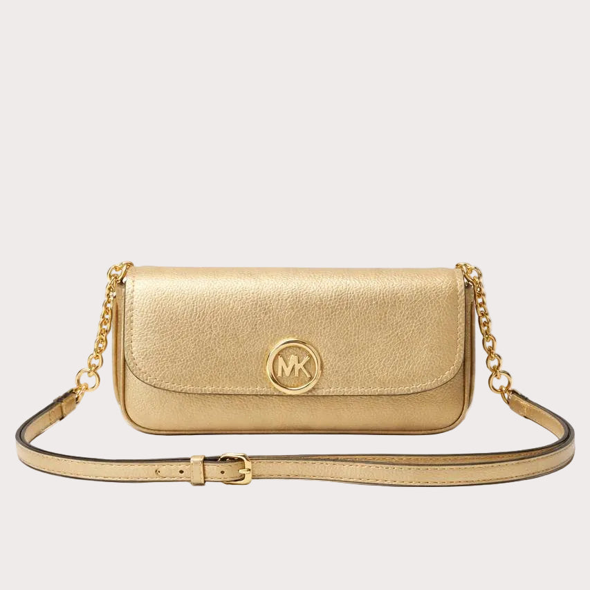 Michael Kors borsa small Nolita pelle oro