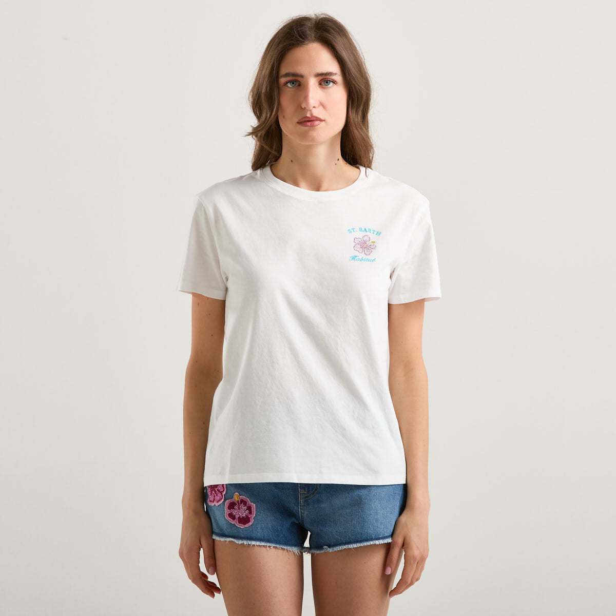 Mc2 Saint Barth t-shirt sb habitue strass