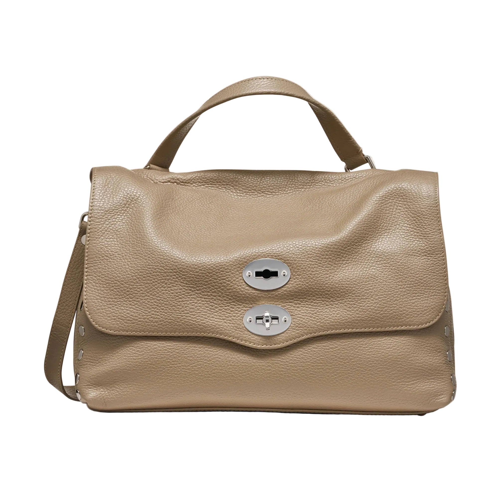 Zanellato Postina Daily Medium pelle grey creta