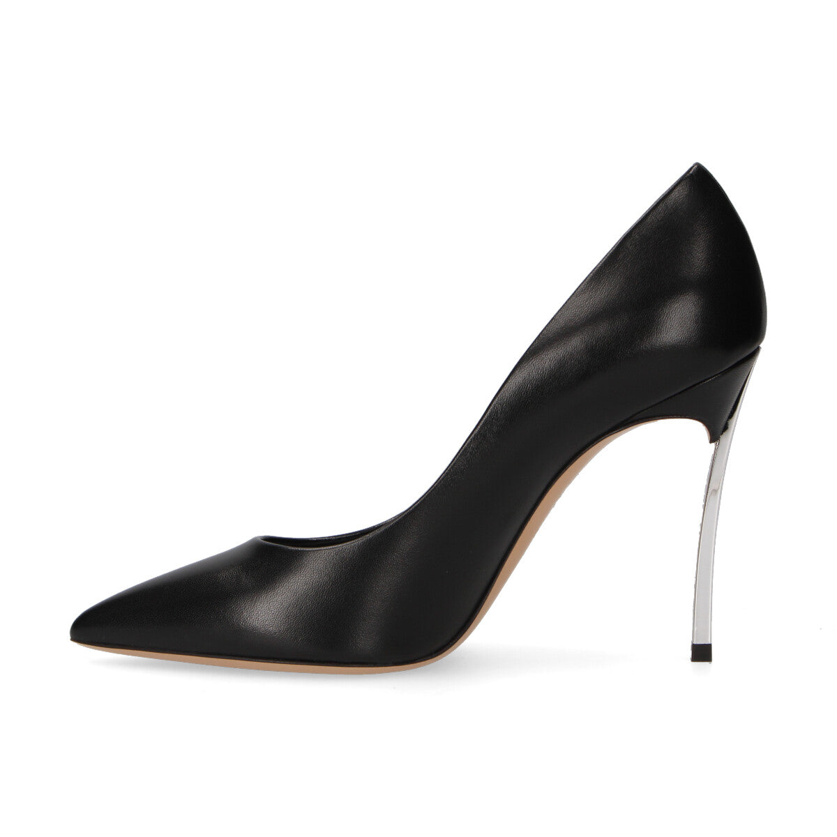 Casadei decolltè Blade in pelle nera