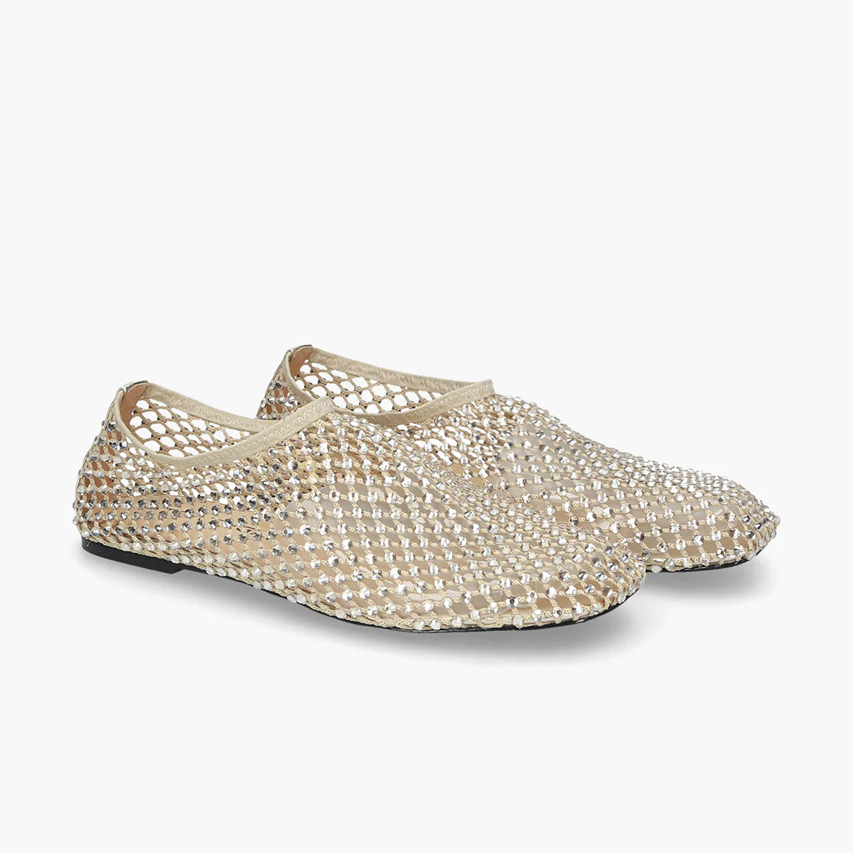 Strategia ballerina con strass platino