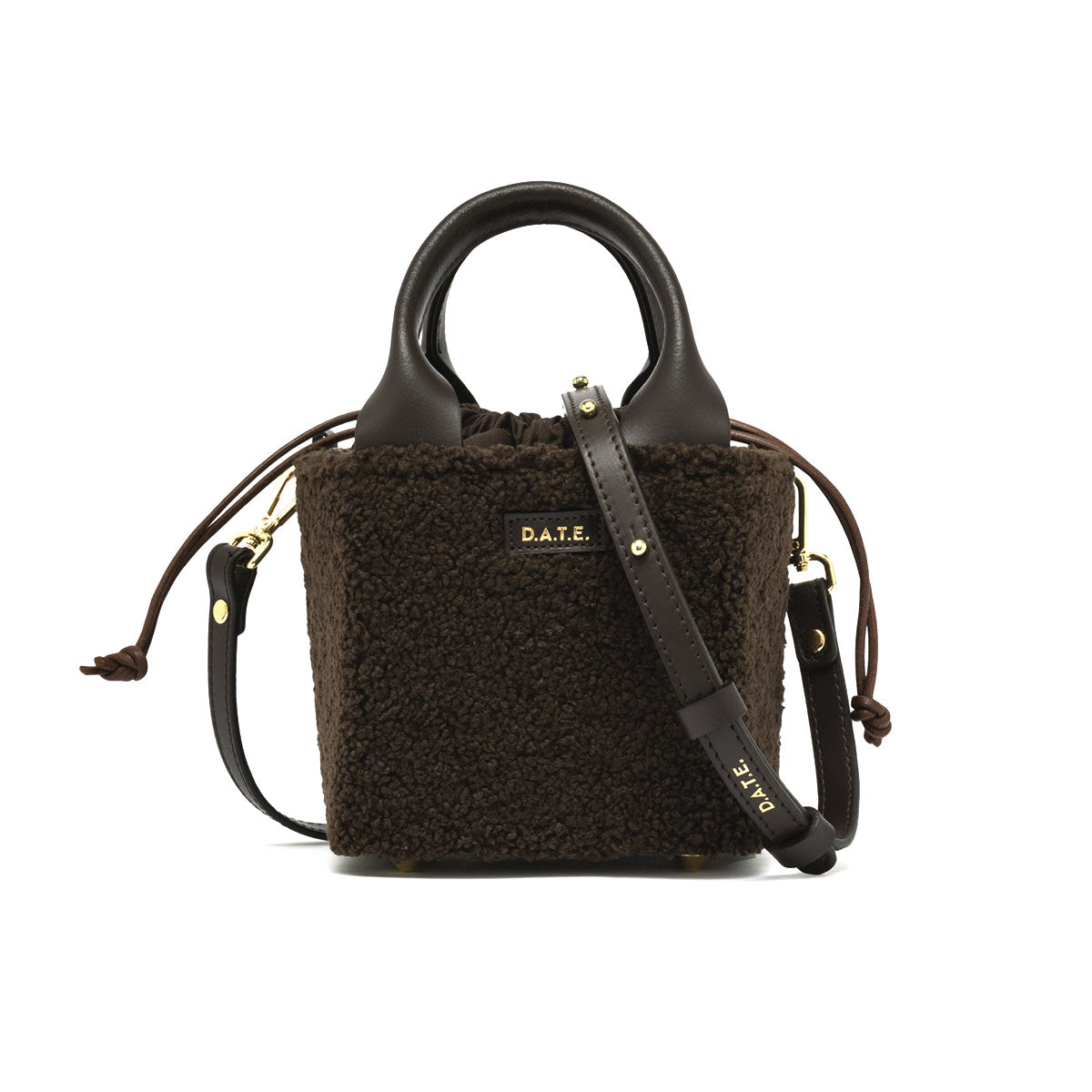 D.A.T.E. Cubo Bag teddy chocolate