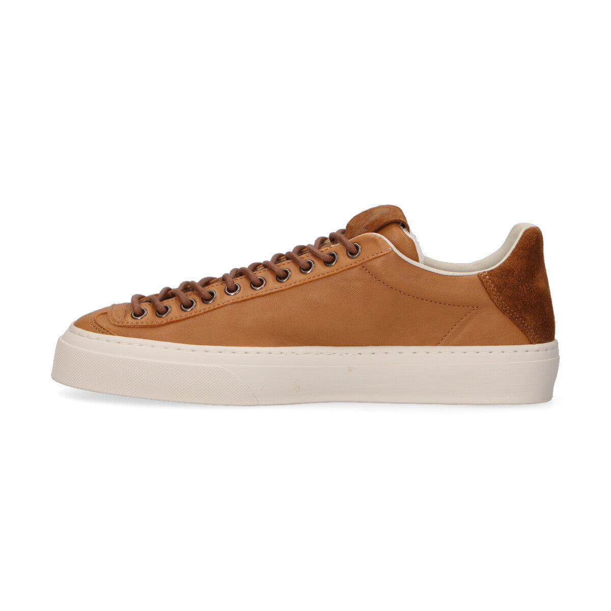 Aqva Alta sneaker Doge in pelle cuoio