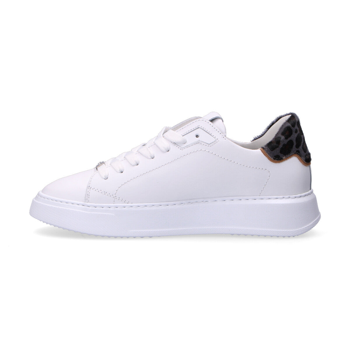 Philippe Model sneaker temple animalier leo bianca