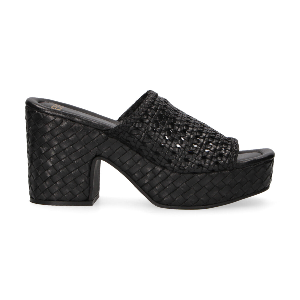 Exè sabot in pelle nera