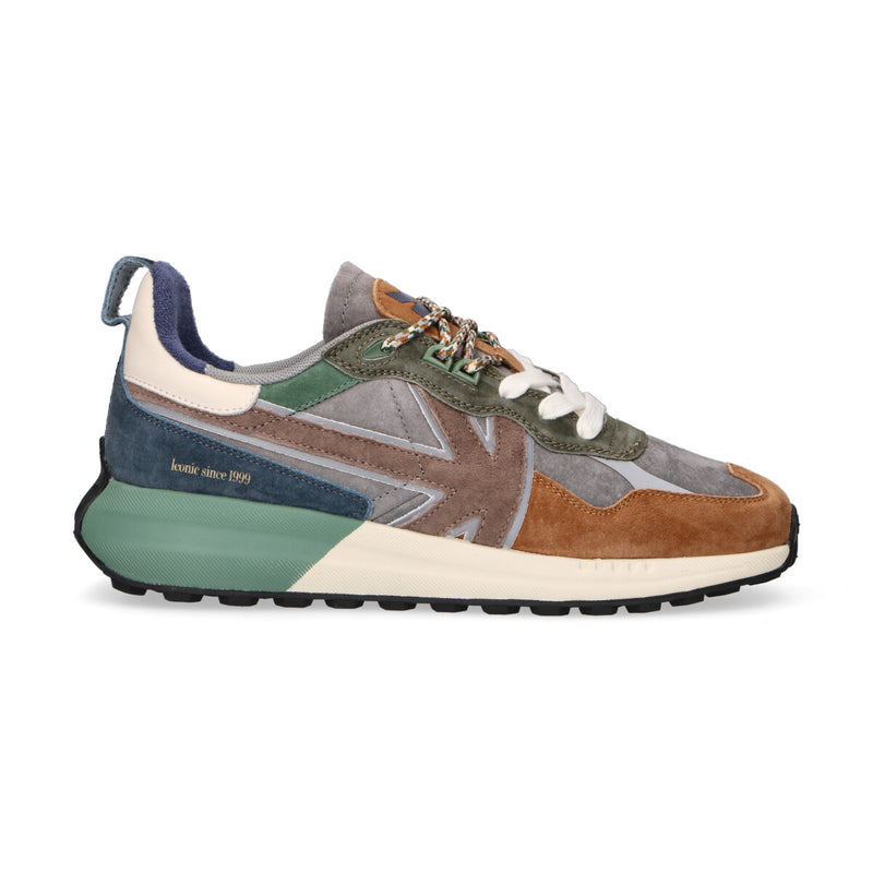 Kaotiko sneaker Vanocuver in camoscio cuoio