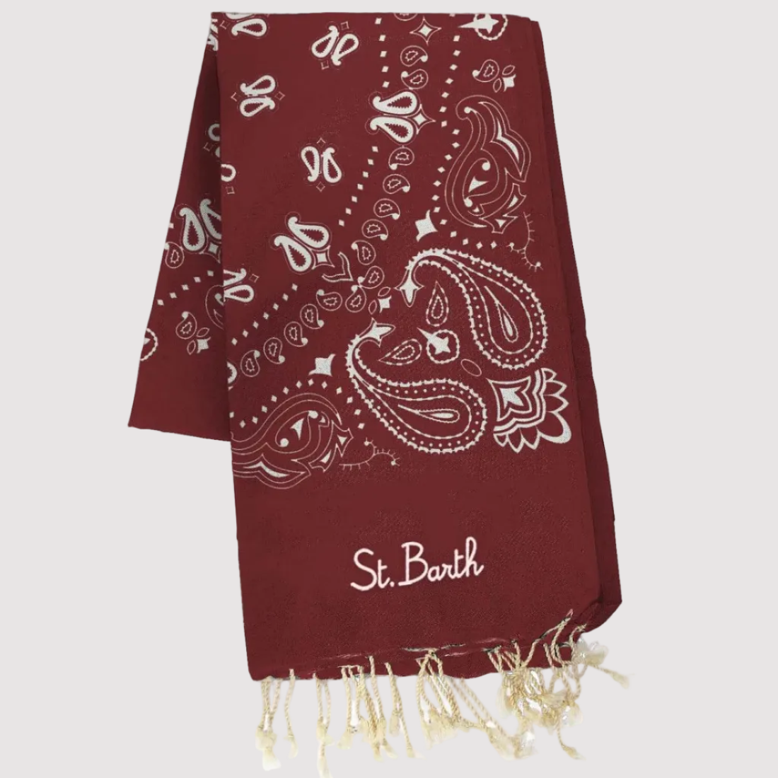 Mc2 Saint Barth telo mare bandana bordeaux