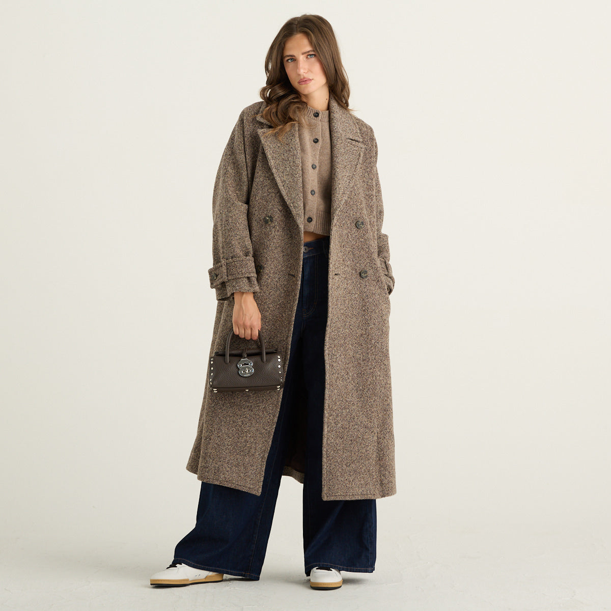 Cappotto Donna Marrone Weekend Max Mara Tema