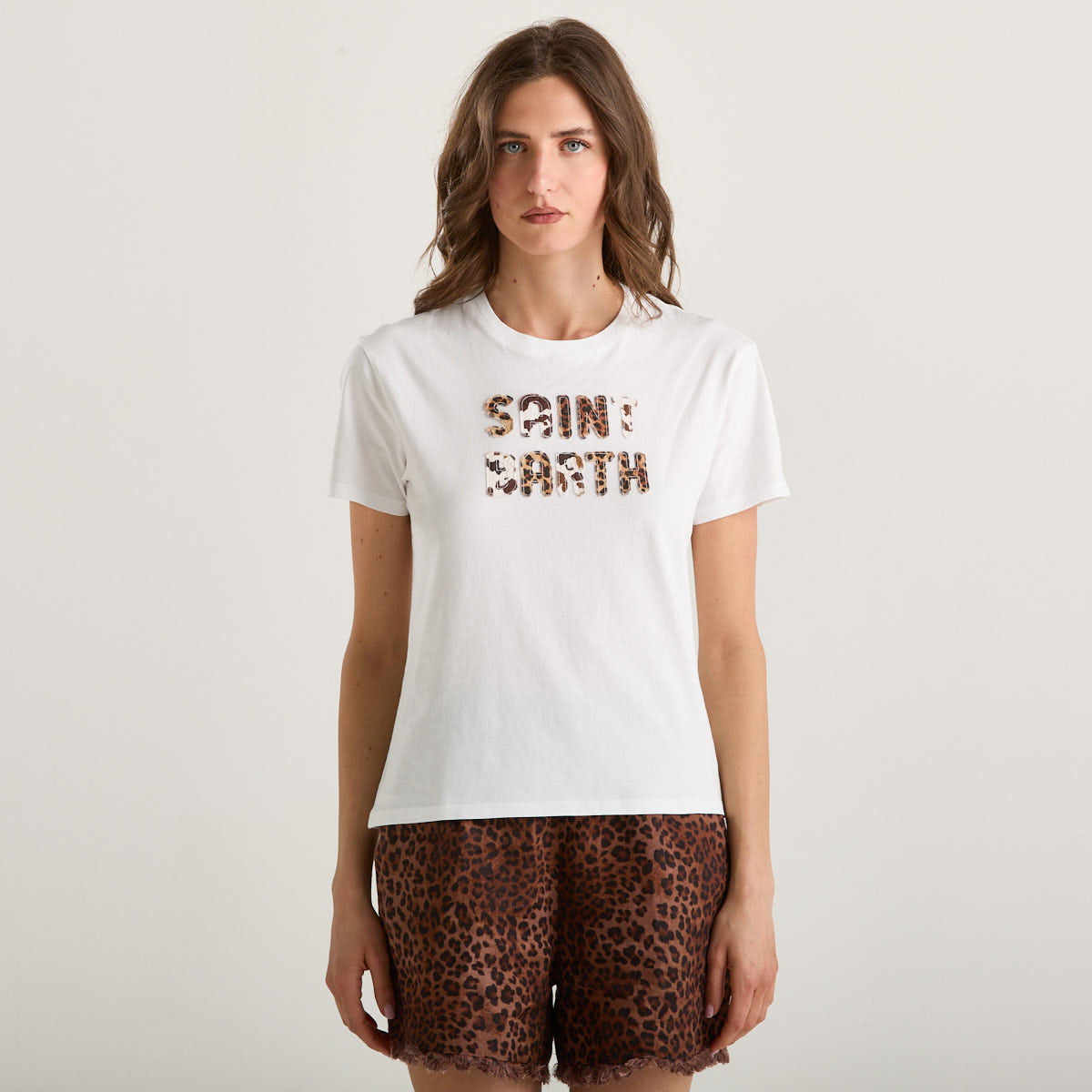 Mc2 Saint Barth t-shirt emilie animalier patch