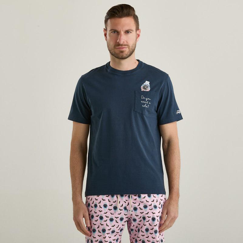 Mc2 Saint Barth t-shirt want a watch blu
