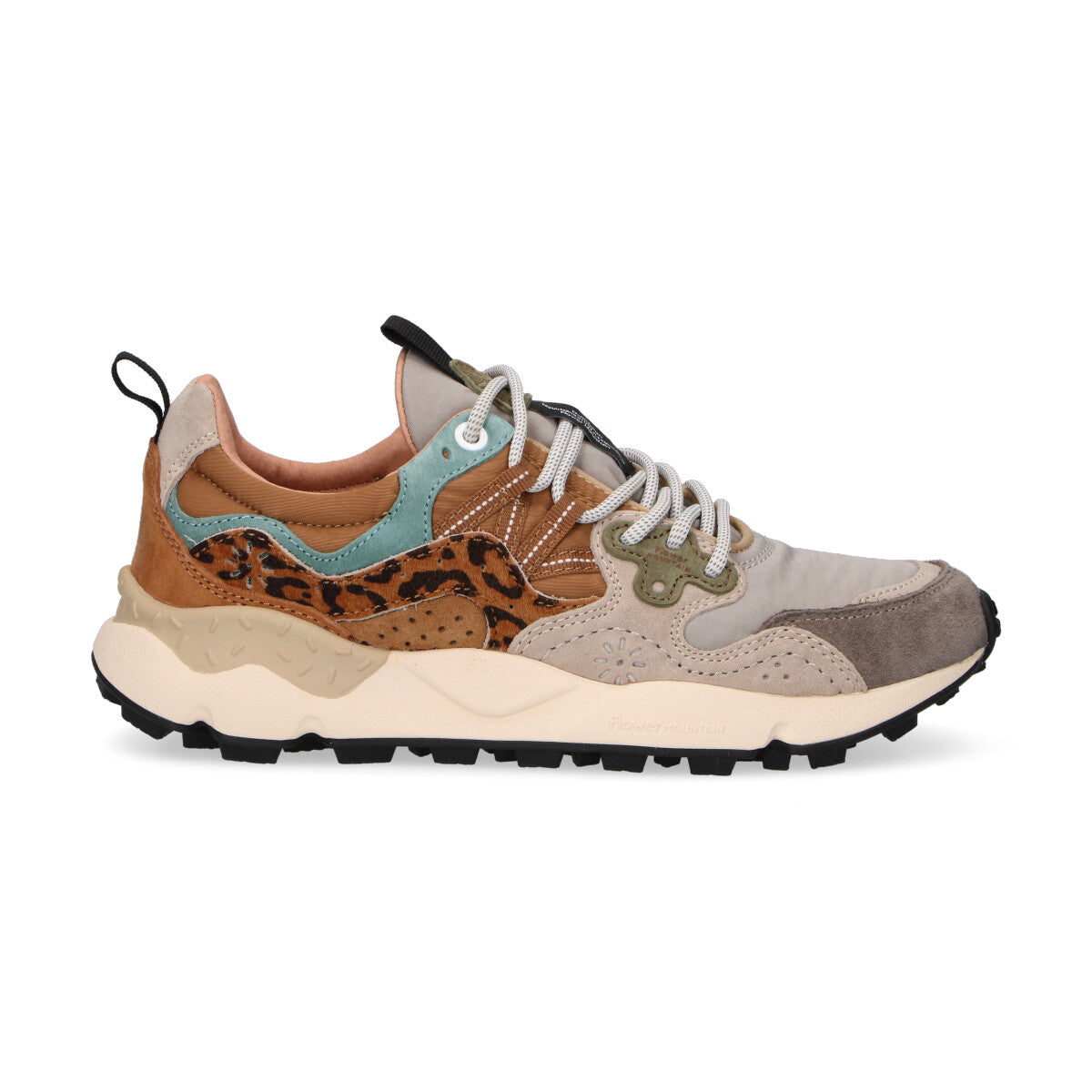 Flower Mountain sneaker Yamano 3 grigio beige animalier