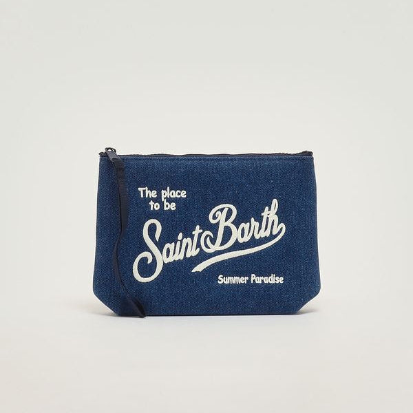 Mc2 Saint Barth pochette Aline denim