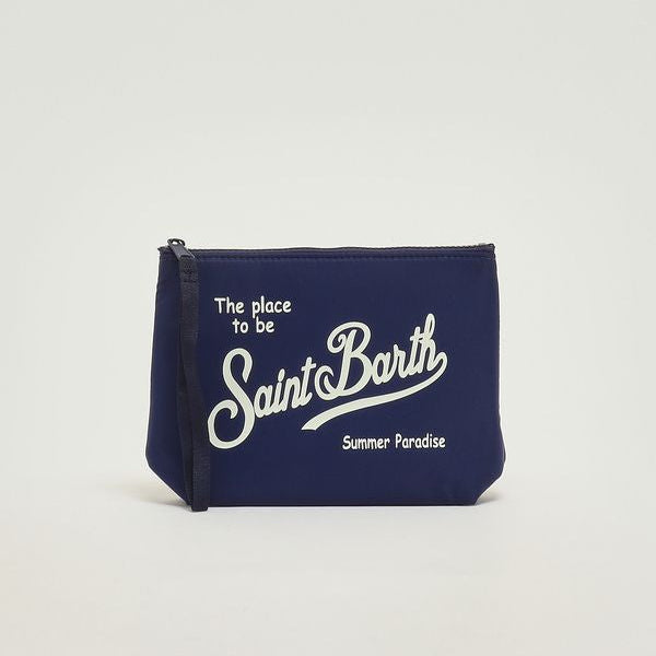 Mc2 Saint Barth pochette Aline nylon blu