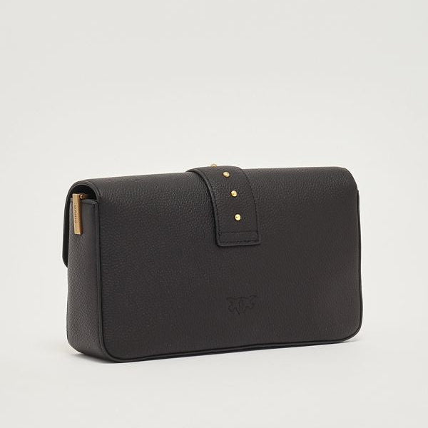 Pinko borsa Love one Classic Slouchy pelle nera