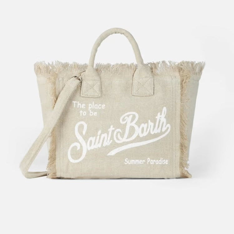 Mc2 Saint Barth borsa colette linen beige