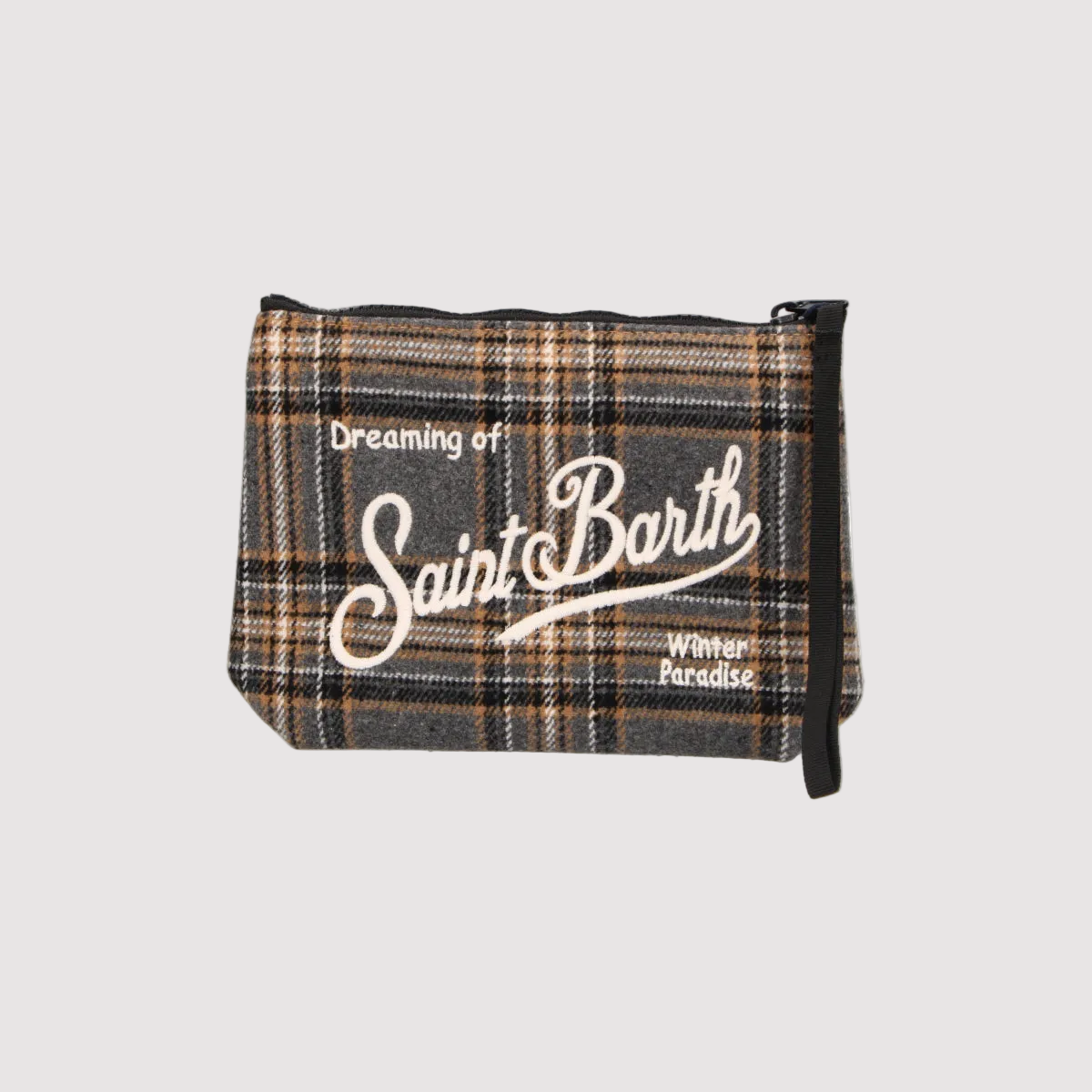 Mc2 Saint Barth pochette Aline Wool Tartan