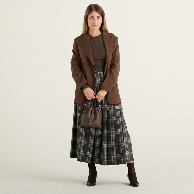 Weekend Max Mara blazer donna Asta monopetto in lana cacao