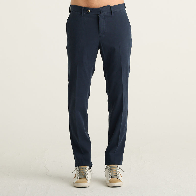 PT Torino Pantaloni Uomo Blu Navy Slim Fit con Tasche America