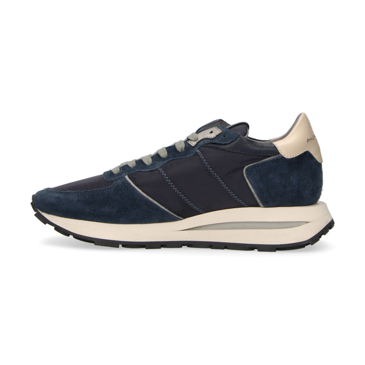Philippe Model sneaker Tropez in camoscio blu