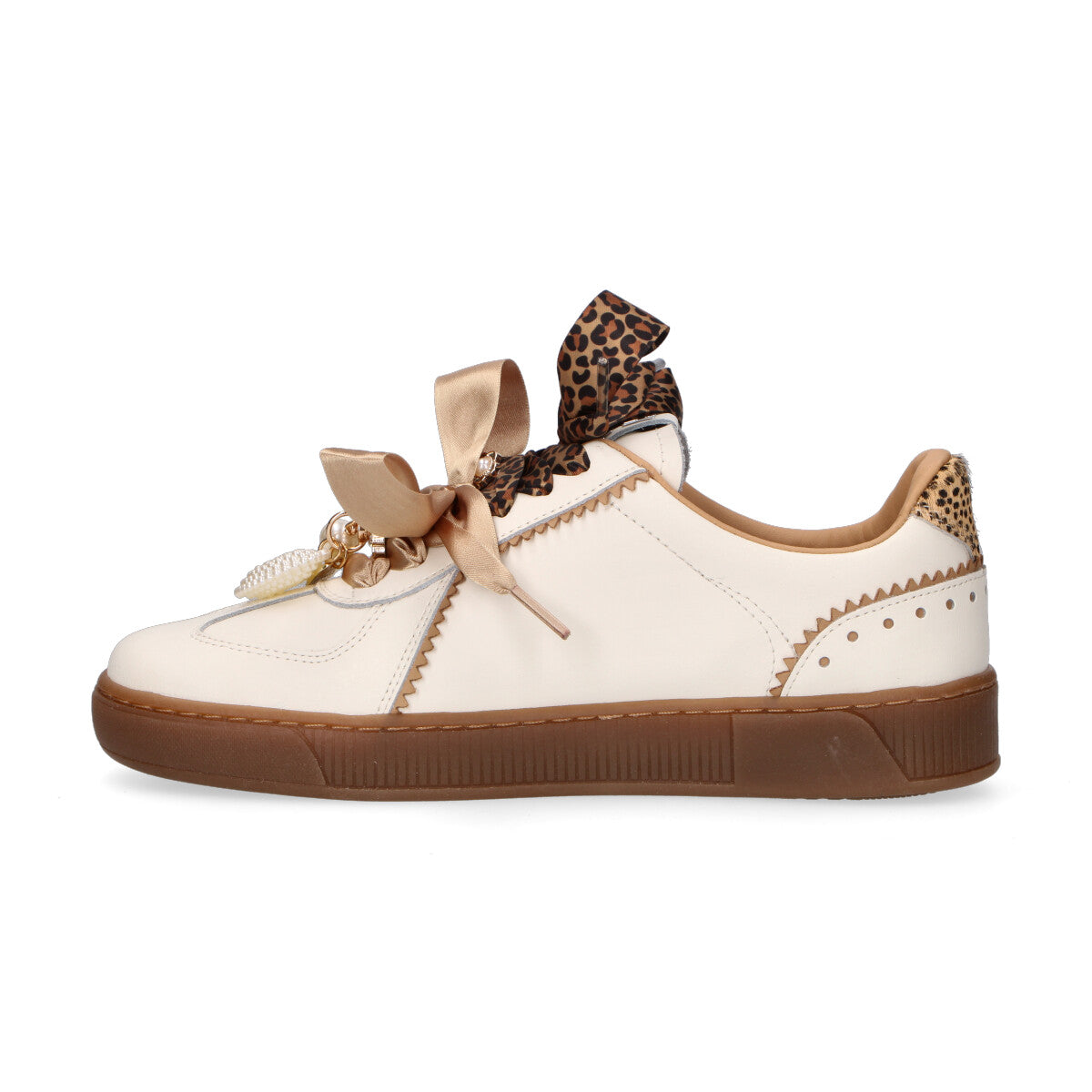 Gio+ sneaker Blue in pelle pana