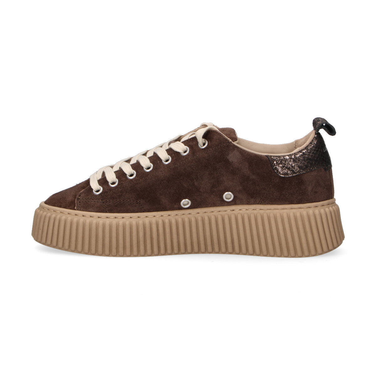 Ama Brand sneaker Ndrop in camoscio marrone