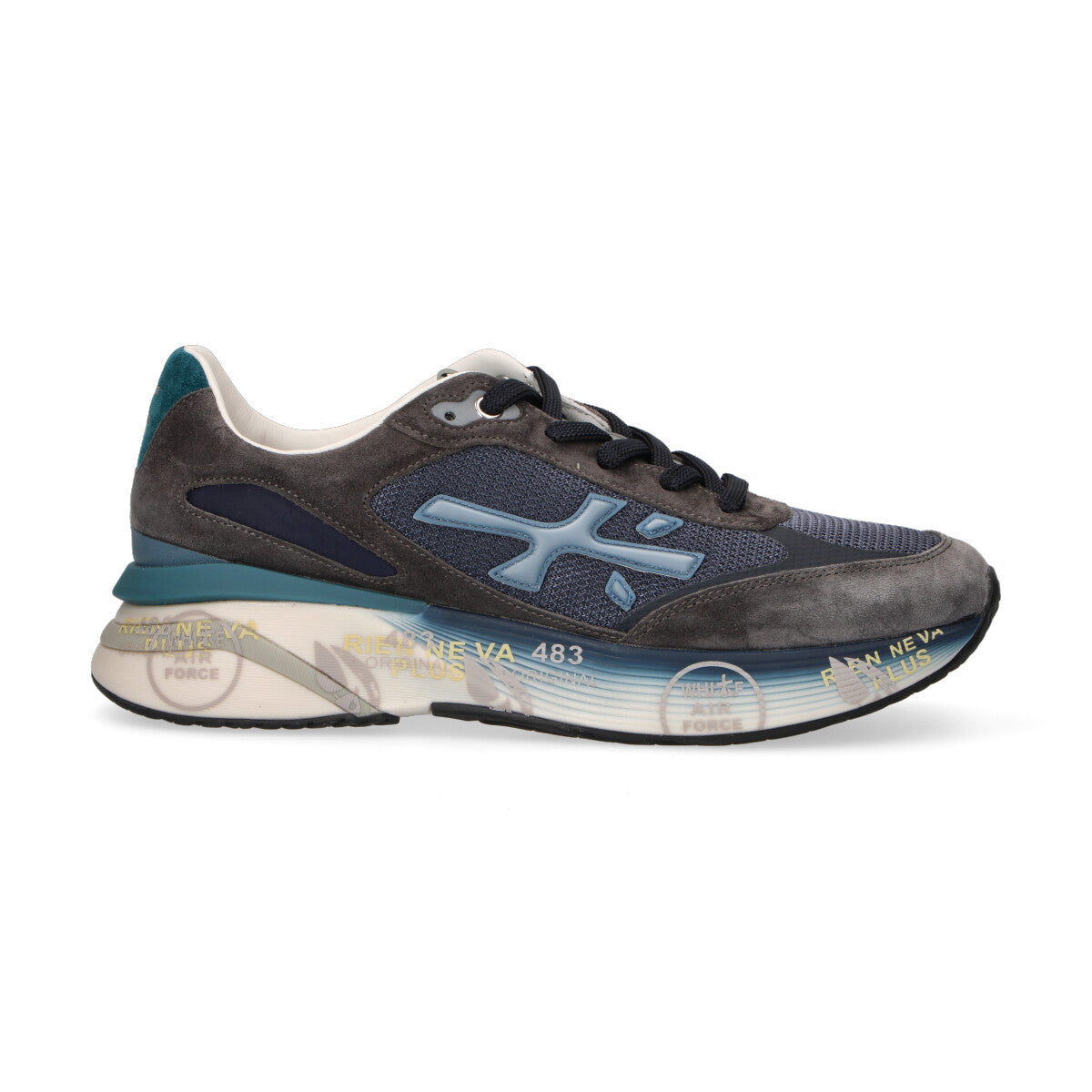 Premiata sneake Moerun in camoscio grigio
