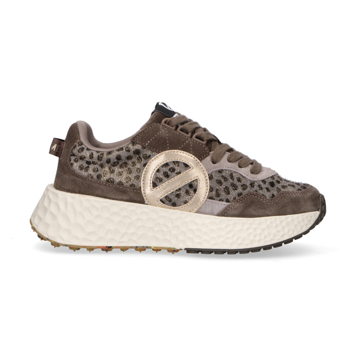No Name sneaker Carter Jogger in cavallino grigio