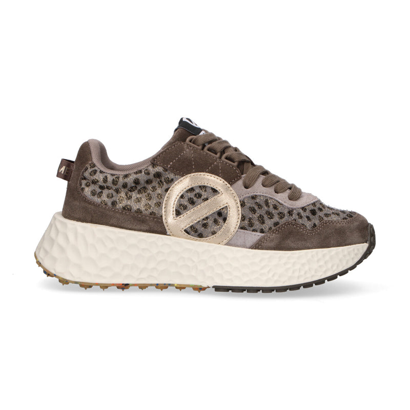 No Name sneaker Carter Jogger in cavallino grigio