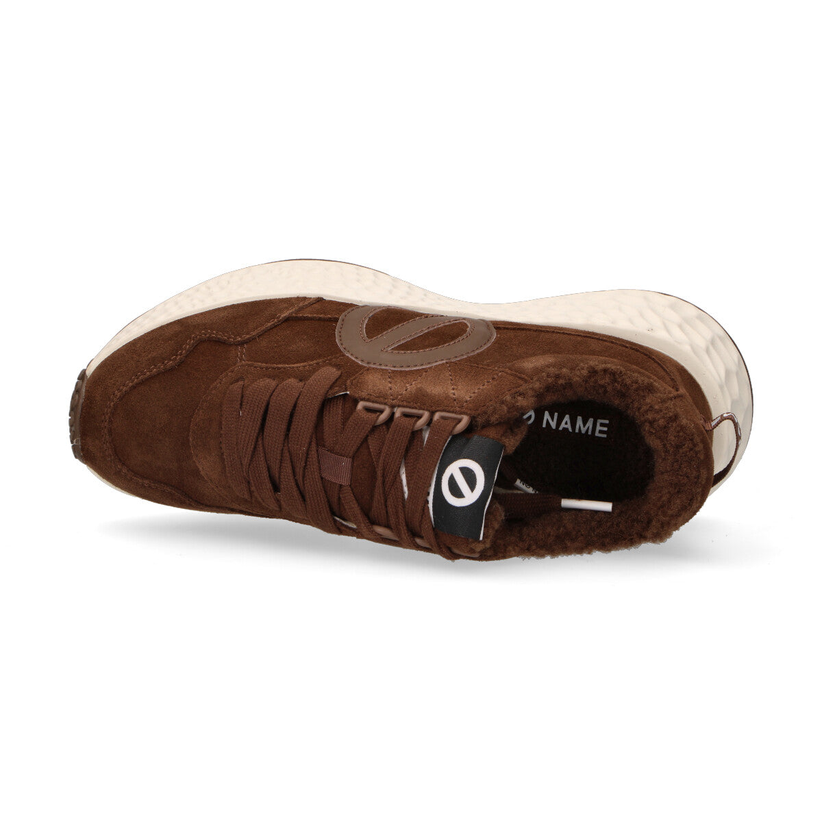 No Name sneaker Carter Jogger in camoscio marrone