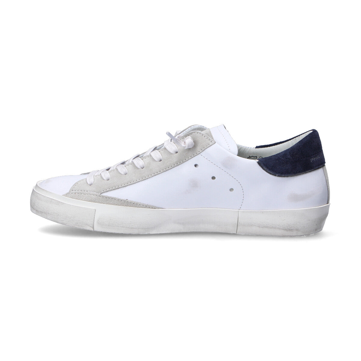 Philippe Model sneaker Paris in pelle bianco blu