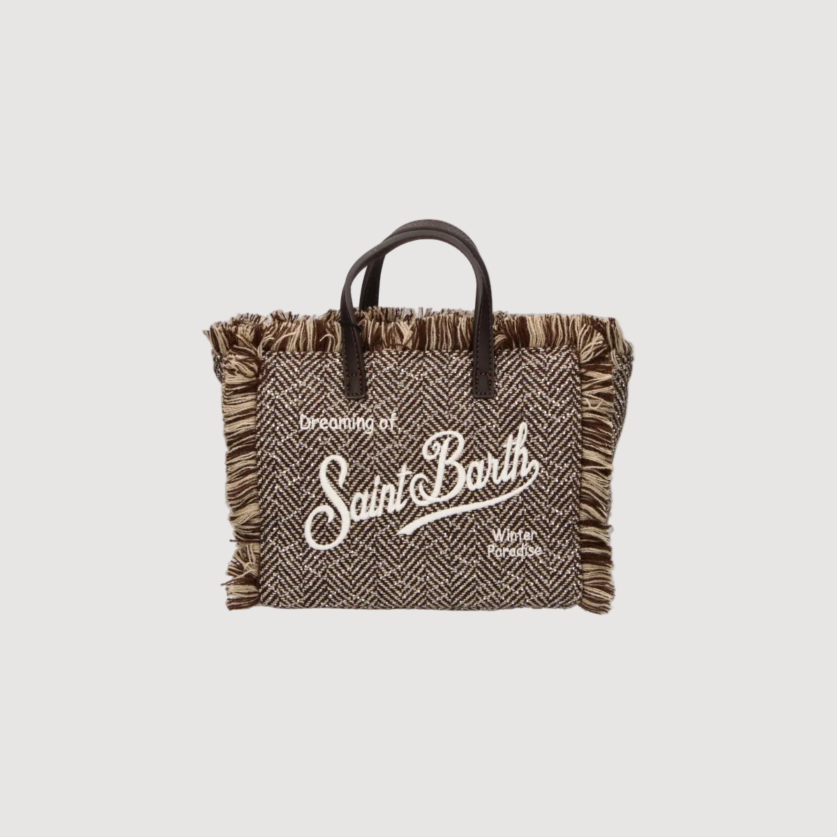 Mc2 Saint Barth borsa Vanity Mini Wool Herringbone