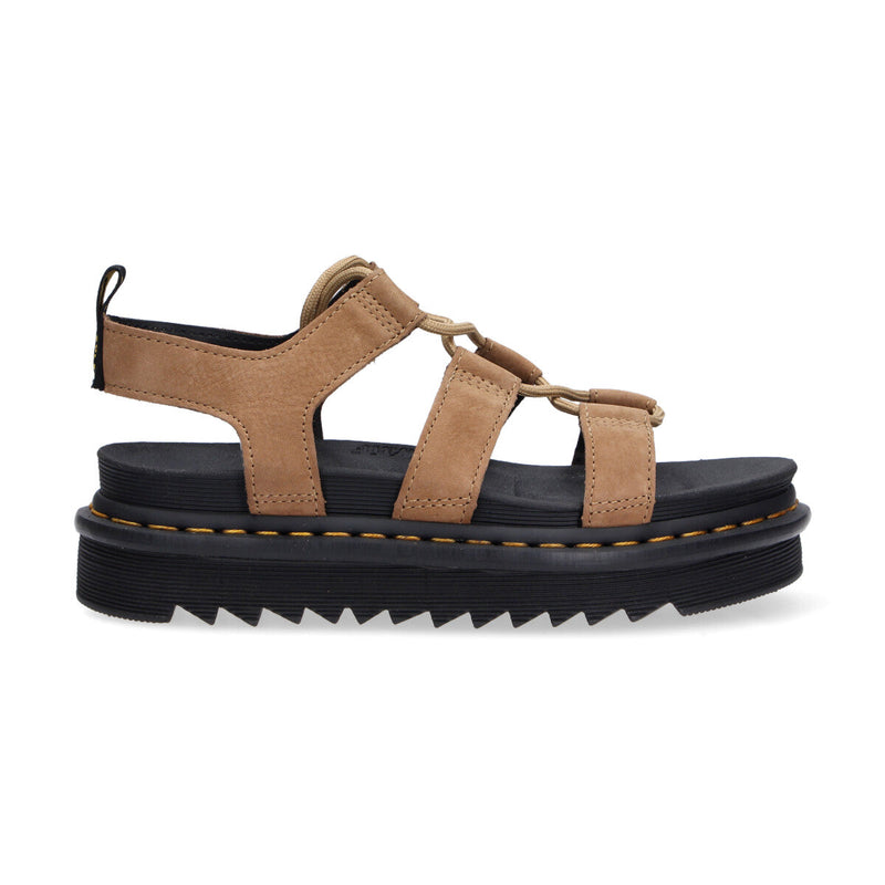 Dr Martens sandalo Nartilla nabuk beige
