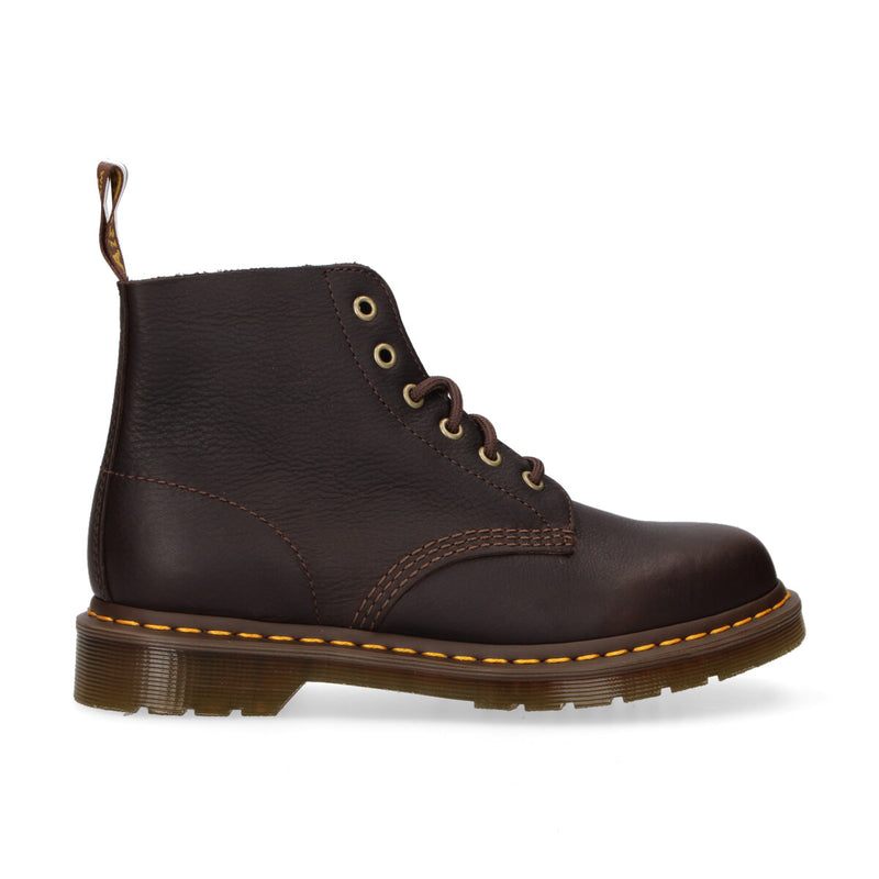 Dr.Martens anfibio 101 UB in pelle bottalata dark brown
