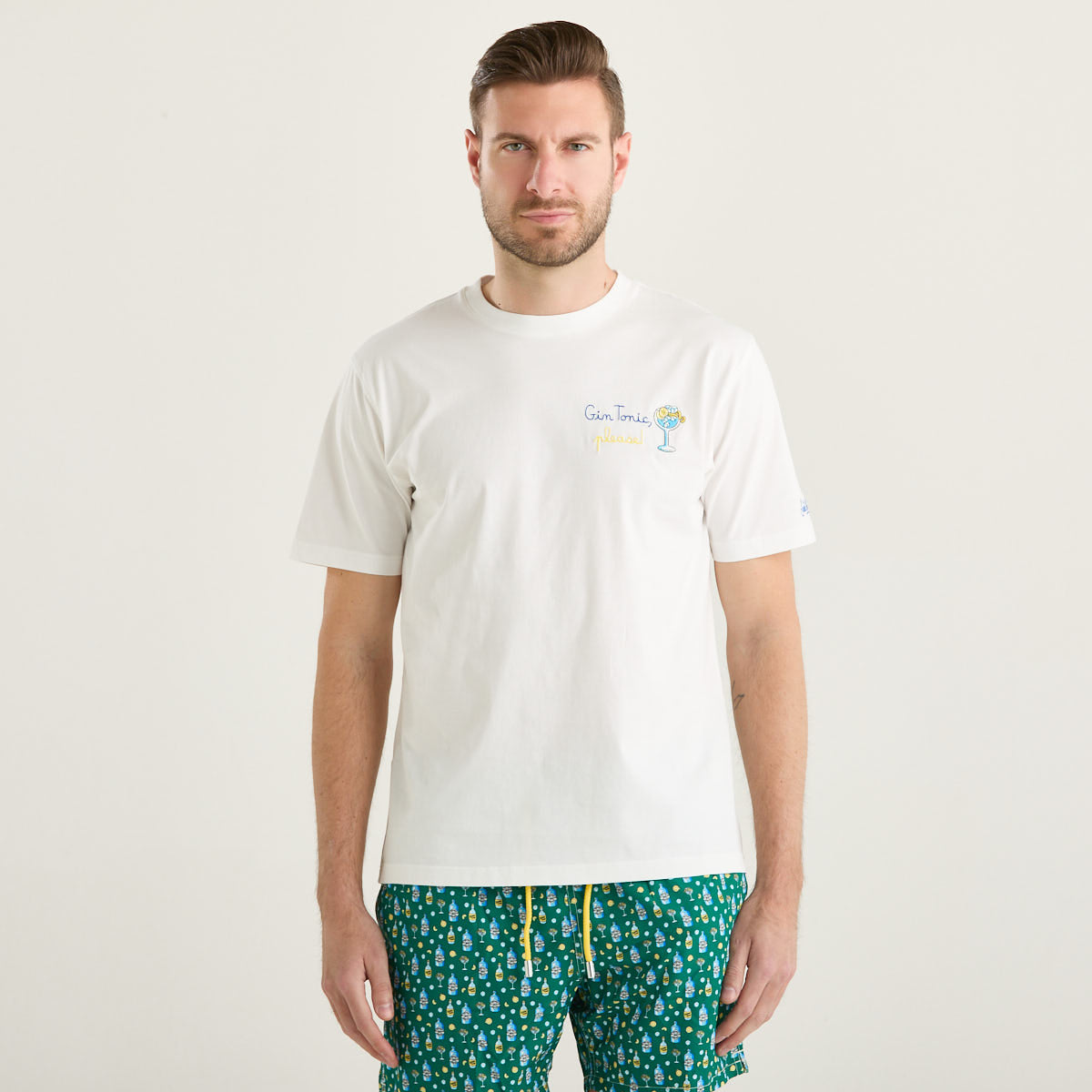 Mc2 Saint Barth t-shirt glass gin please bianca