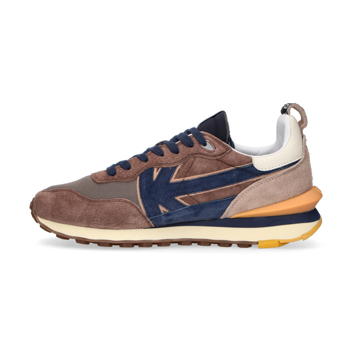 Kaotiko sneaker Nara Vintage camoscio marrone