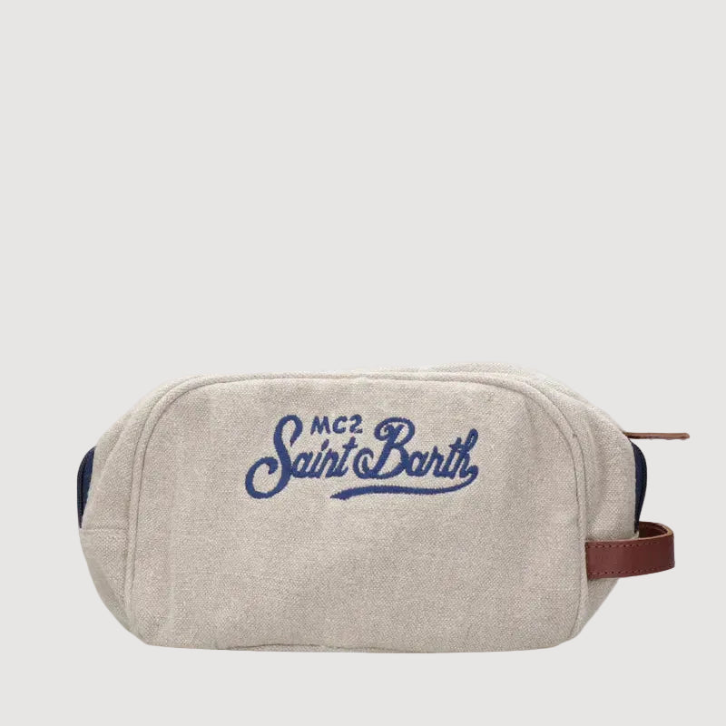 Mc2 Saint Barth Beauty bag in lino beige