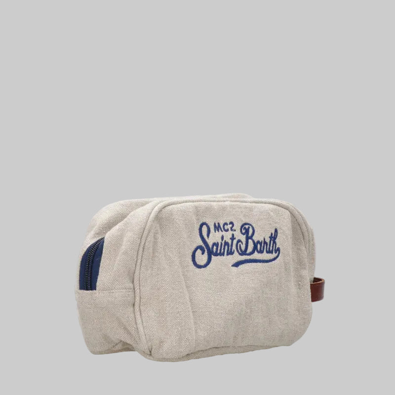 Mc2 Saint Barth Beauty bag in lino beige