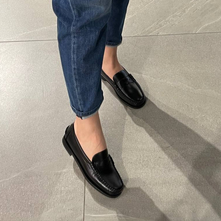 Sebago mocassino in pelle nera